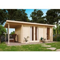 26 % Discount! Fjordholz Gartenhaus Modell Carin 44 C +SD