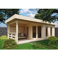 26 % Discount! Fjordholz Gartenhaus Modell Nora 44 F Modern