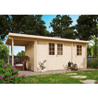 26 % Discount! Fjordholz Gartenhaus Modell Carin 44 B +SD