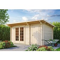 26 % Discount! Fjordholz Gartenhaus Modell Jacob 44 A mit Abstell