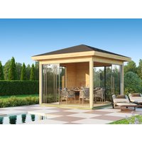 26 % Discount! Fjordholz Glaspavillon Modell Alu 44 E