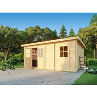 26 % Discount! Fjordholz Pultdach Gartenhaus Modell Ezra 5H