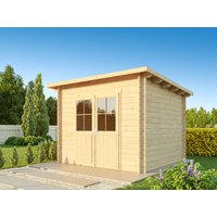 26 % Discount! Fjordholz Pultdach Gartenhaus Modell Ezra 3D