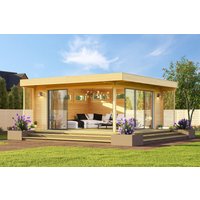 26 % Discount! Fjordholz Gartenhaus Melany Alu 70