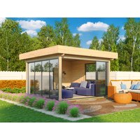 26 % Discount! Fjordholz Glaspavillon Alu 44 C