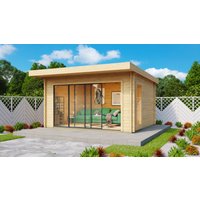 26 % Discount! Fjordholz Gartenhaus Alu Concept 44 E