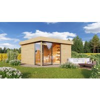 26 % Discount! Fjordholz Gartenhaus Alu Concept 44 P