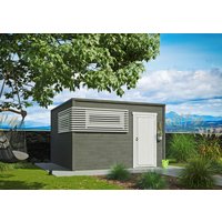 26 % Discount! Fjordholz Gartenhaus Modell Q-BIC Modern 44 D