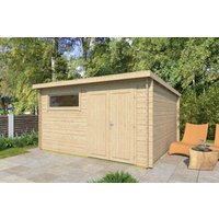 26 % Discount! Fjordholz Gartenhaus Modell Gent 28 G 16m²