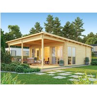 26 % Discount! Fjordholz Gartenhaus Modell Taunus 70 mit Vordach