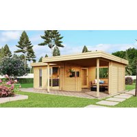 26 % Discount! Fjordholz Gartenlounge Modell Romie 70 24m²
