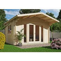 26 % Discount! Fjordholz Gartenhaus Modell Kim 70 E 16m²