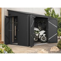 25 % Discount! Metallgerätehaus Modell Slope 3,82 m² 4m²